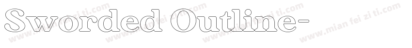 Sworded Outline字体转换
